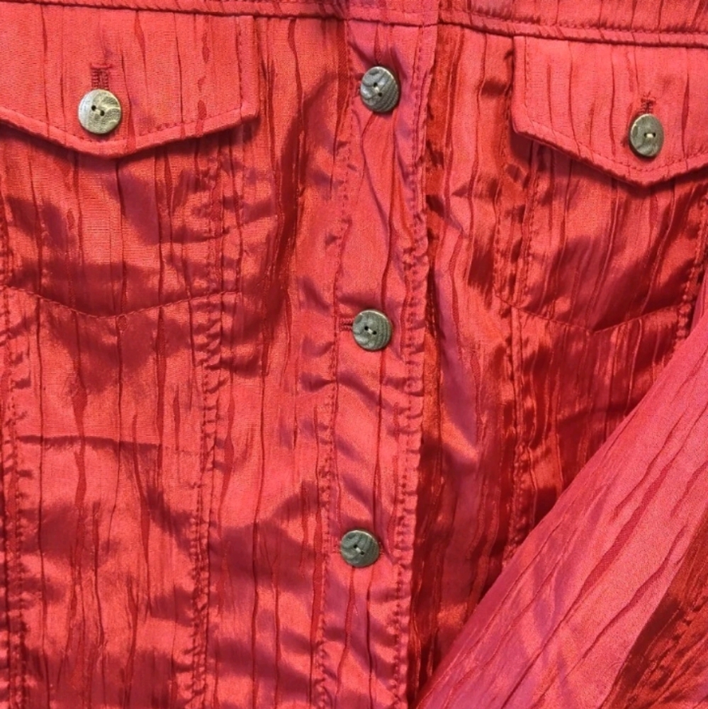 Ruby Rd. Red Quilted Jacket - Picture 8 of 9
